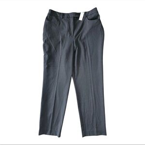 New York & Company Women Dress Pants Sz 14 Black Pocket MidRise 36x29 New Office